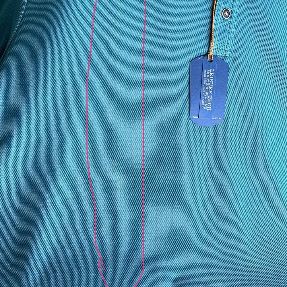 Tommy Bahama Green Polo Shirt Classic Design - Picture 11 of 11
